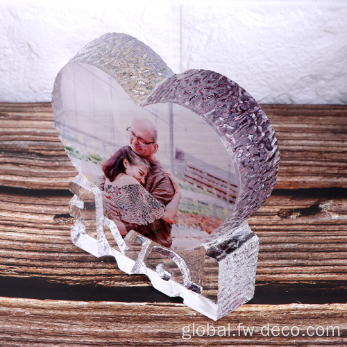 Digital Frame Love Heart Crystal Photo Frame Personalized Picture Frame Manufactory